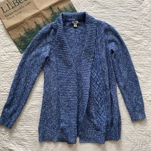 LL Bean Open Cardigan